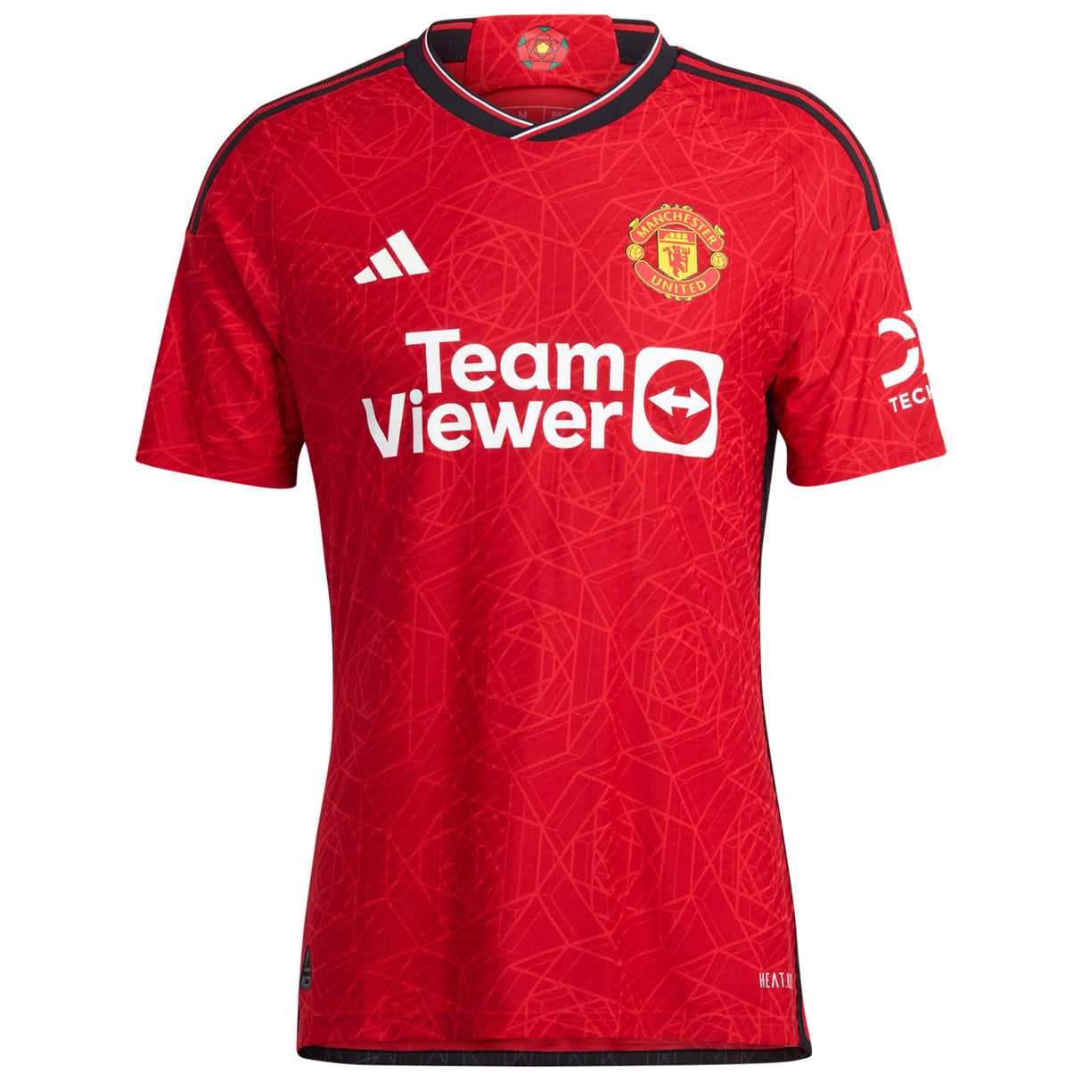 Manchester United EPL adidas Home Authentic Shirt 2023-24 with Eriksen 14 printing - Kit Captain