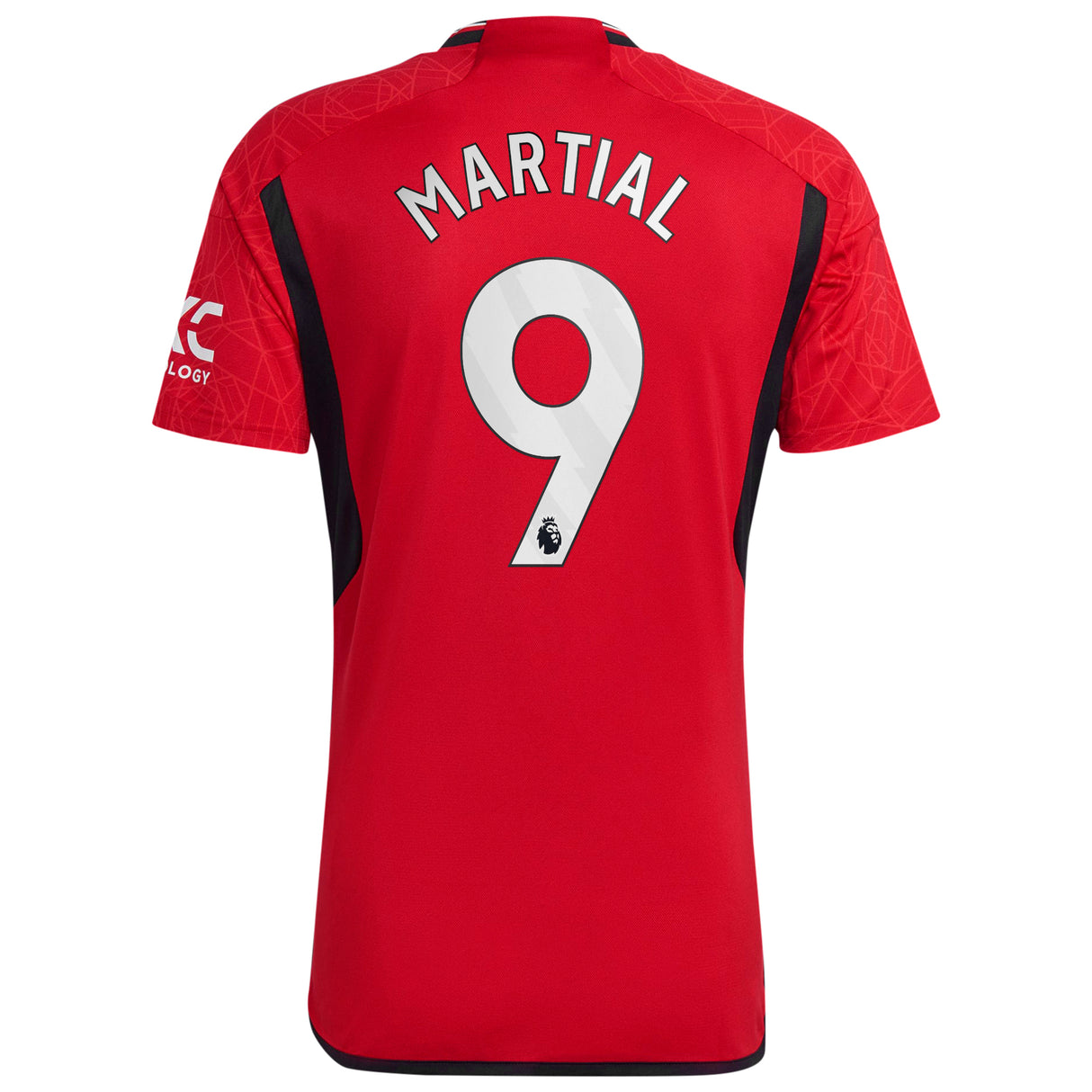 Manchester United EPL adidas Home Shirt 2023-24 with Martial 9 printing - Kit Captain