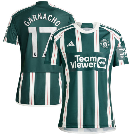 Manchester United EPL Away Shirt 2023-24 with Garnacho 17 printing