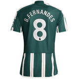 Manchester United EPL adidas Away Shirt 2023-24 with B.Fernandes 8 printing