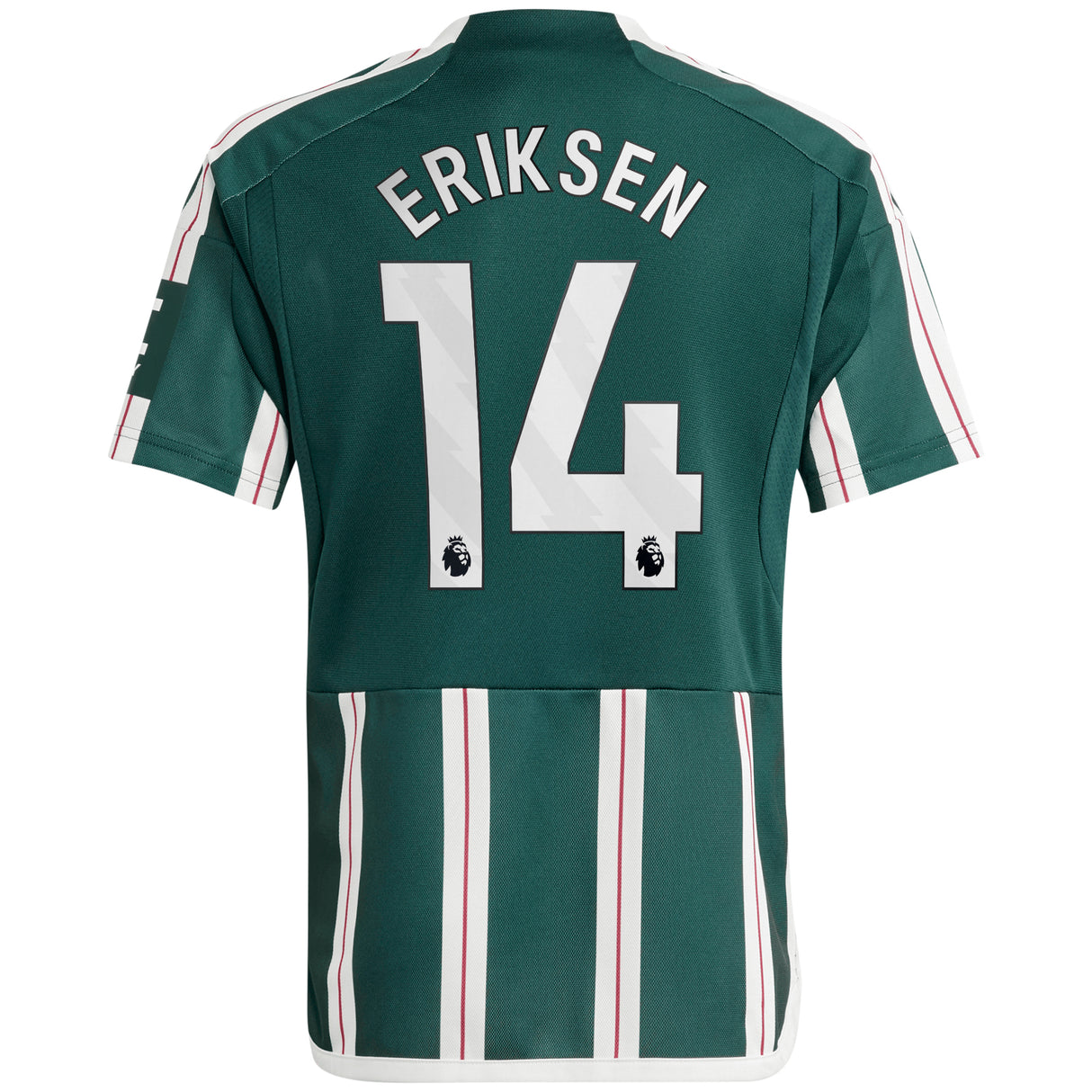 Manchester United EPL adidas Away Shirt 2023-24 - Kids with Eriksen 14 printing - Kit Captain