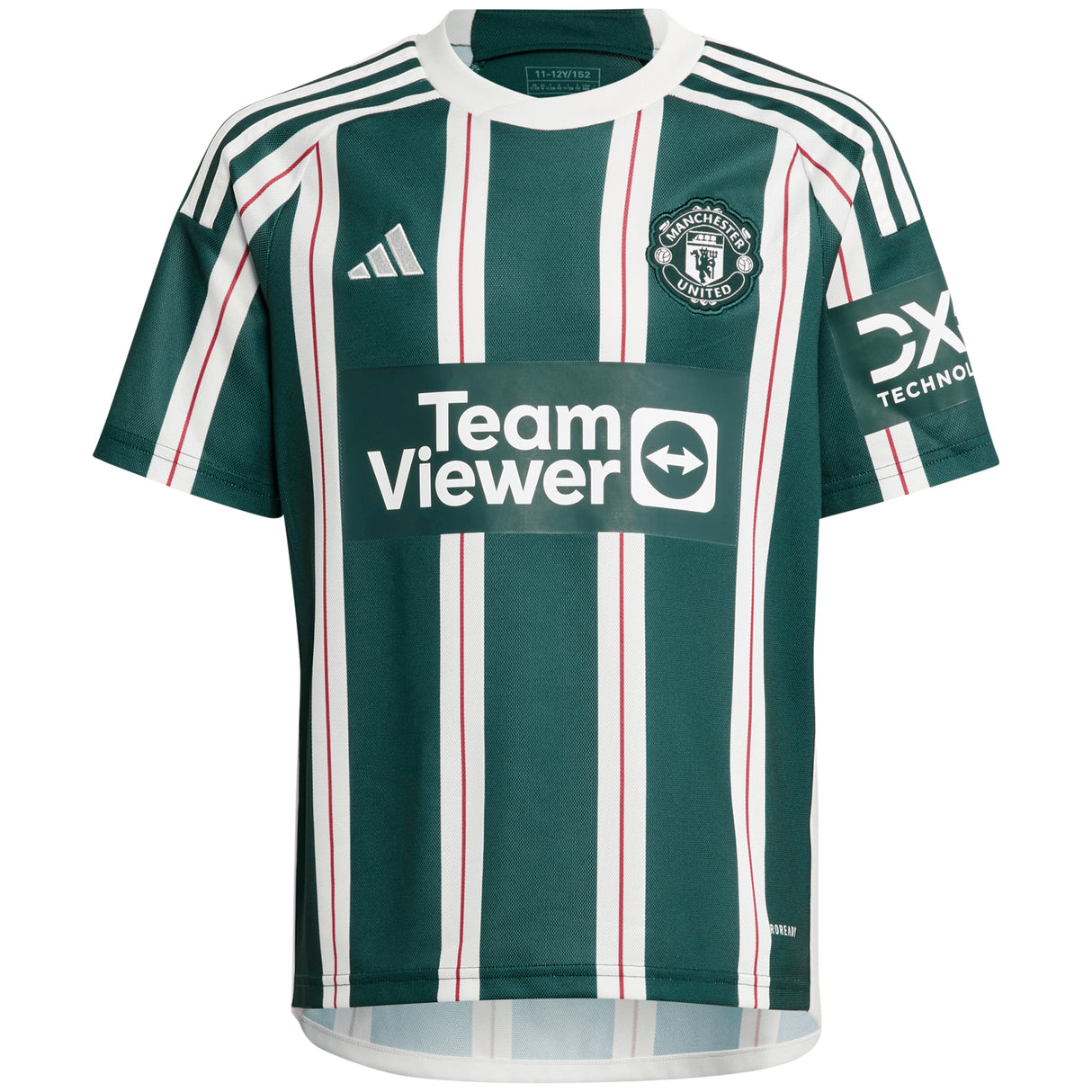 Manchester United EPL adidas Away Shirt 2023-24 - Kids with Sancho 25 printing - Kit Captain