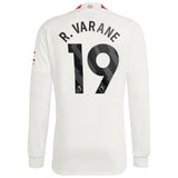 Manchester United EPL adidas Third Shirt 2023-24 - Long Sleeve with R. Varane 19 printing - Kit Captain