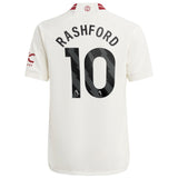 Manchester United EPL adidas Third Shirt 2023-24 - Kids with Rashford 10 printing - Kit Captain