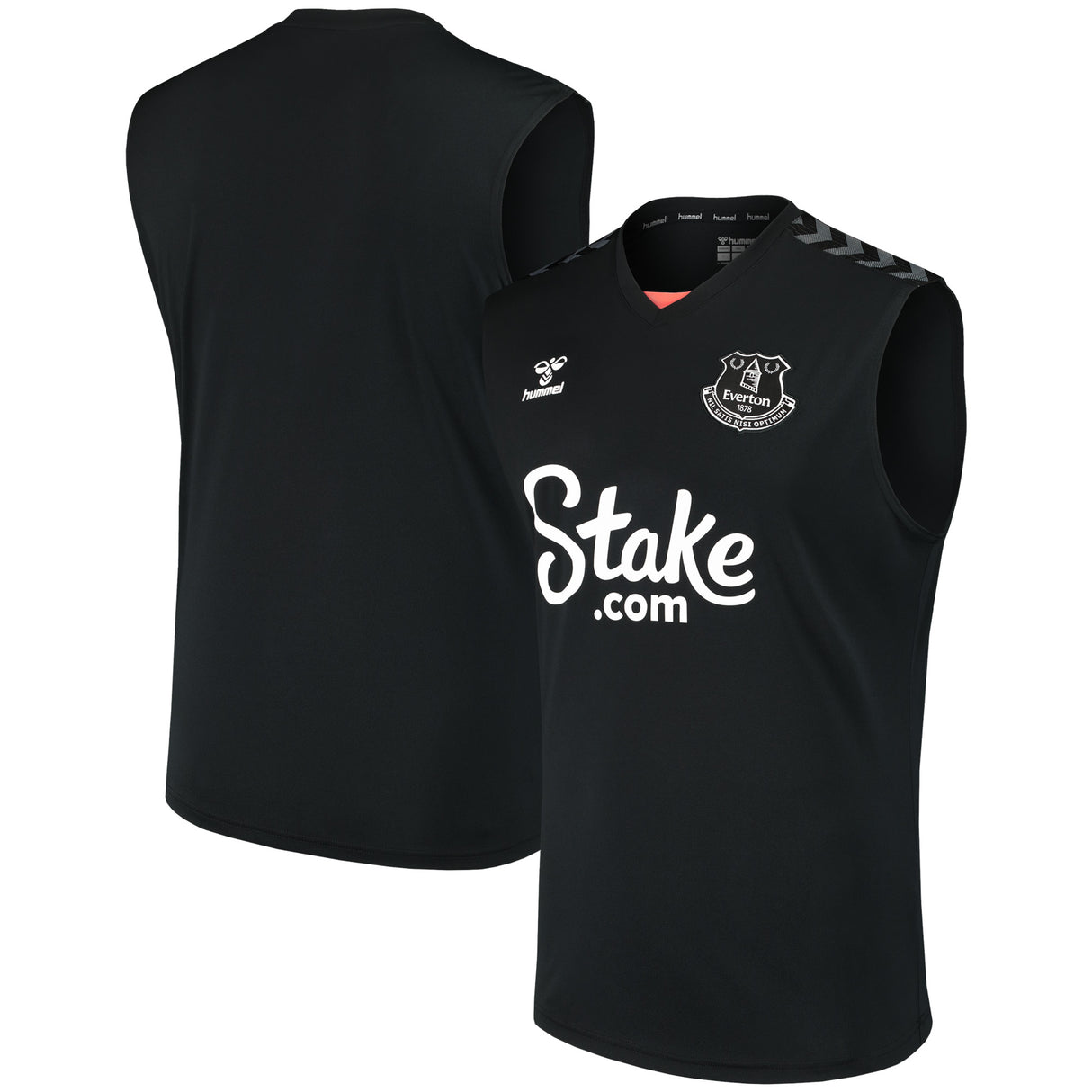 Everton Hummel Training Vest - Black - Kit Captain