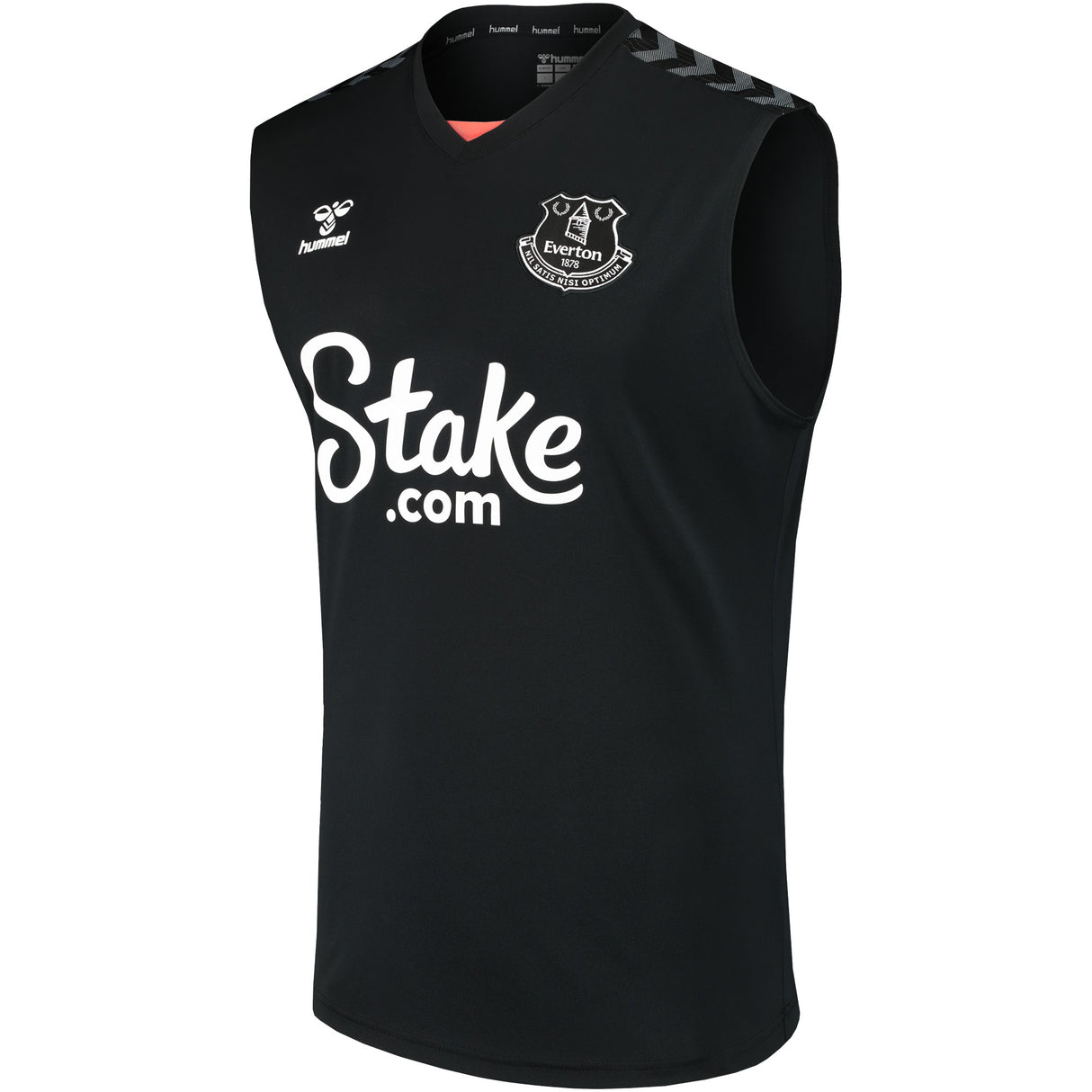 Everton Hummel Training Vest - Black - Kit Captain