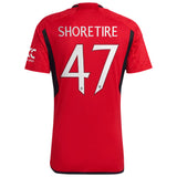 Manchester United Cup Home Shirt 2023-24 with Shoretire 47 printing - Kit Captain