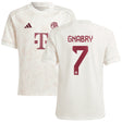 FC Bayern adidas Third Shirt 2023-24 - Kids with Gnabry 7 printing - Kit Captain