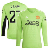 Manchester United WSL adidas Home Goalkeeper Shirt 2023-24 - Long Sleeve with Earps 27 printing - Kit Captain