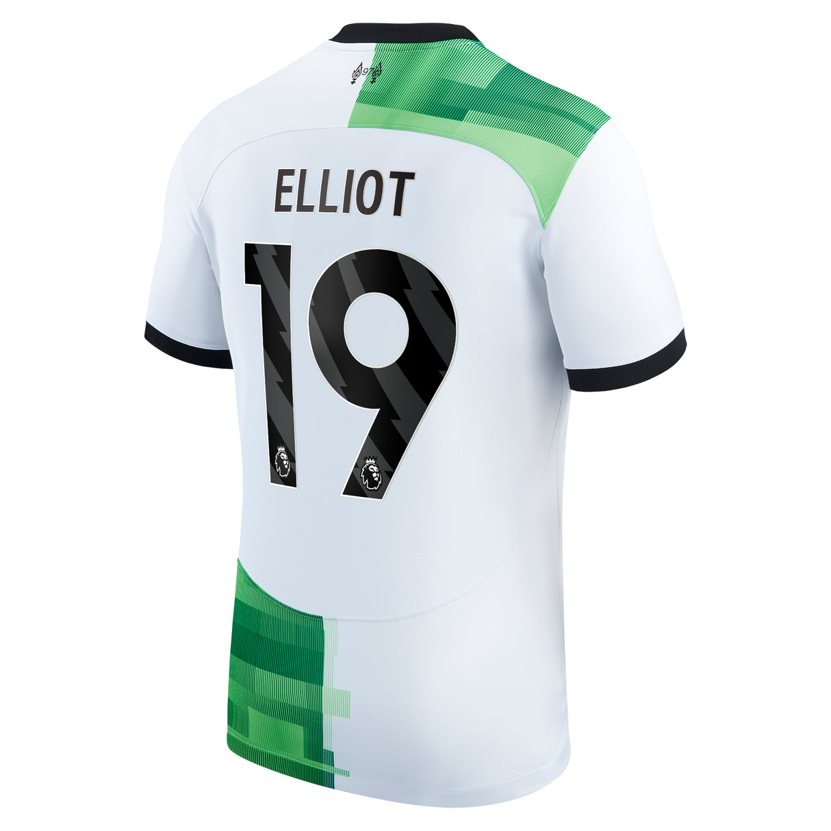 Liverpool Nike Away Stadium Shirt - 2023-24 with Elliott 19 printing - Kit Captain