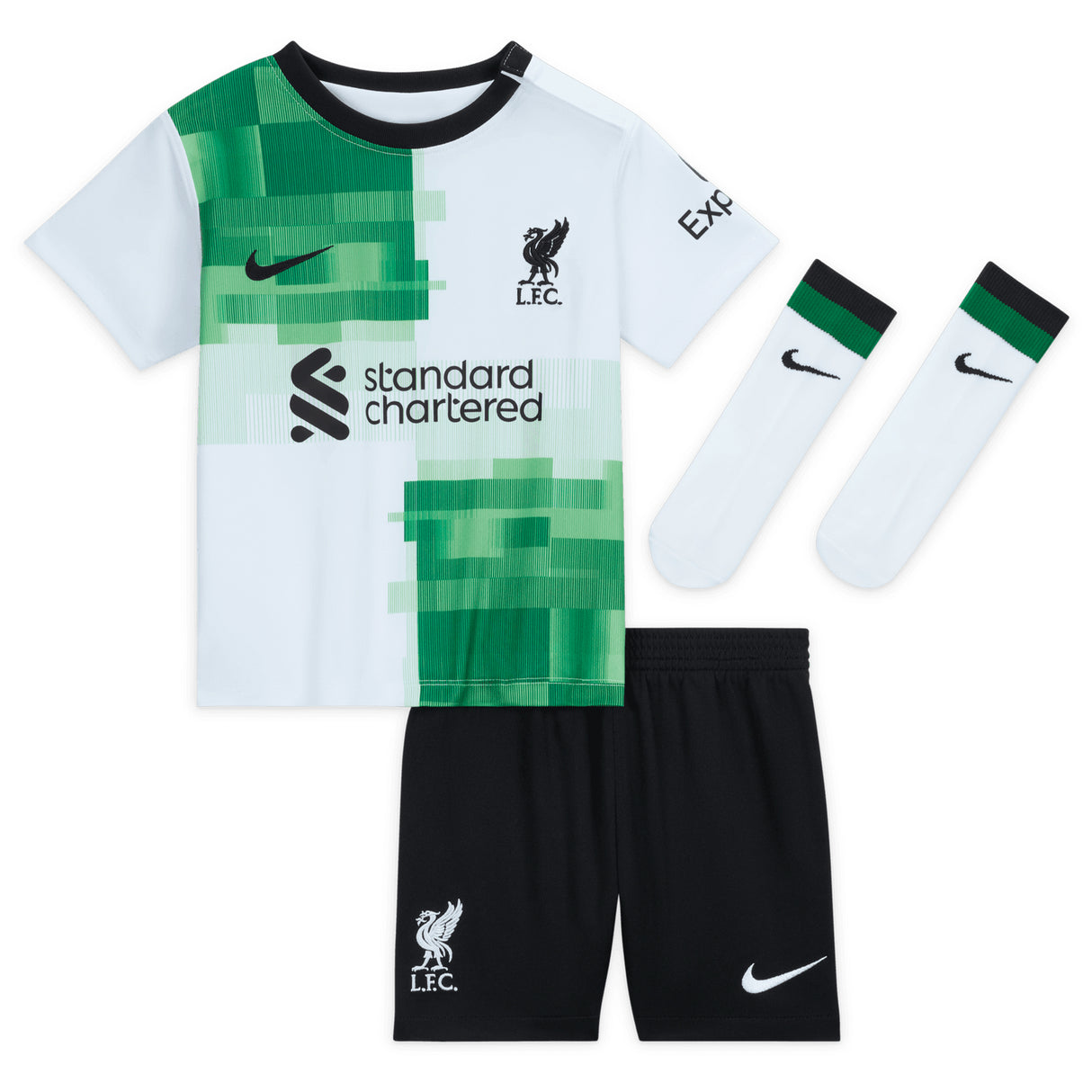 Liverpool Nike Away Stadium Kit - 2023-24 - Infant with Thiago 6 printing - Kit Captain