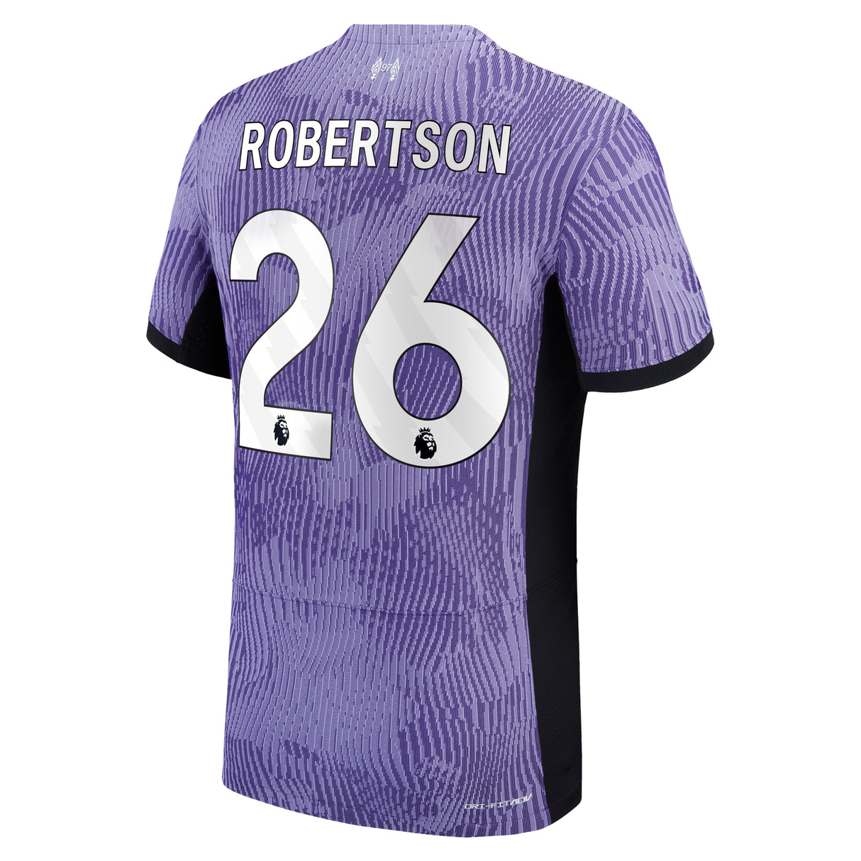 Liverpool Nike Third Dri-Fit Adv Match Shirt 2023-24 with Robertson 26 printing - Kit Captain