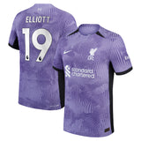 Liverpool Nike Third Dri-Fit Adv Match Shirt 2023-24 with Elliott 19 printing - Kit Captain