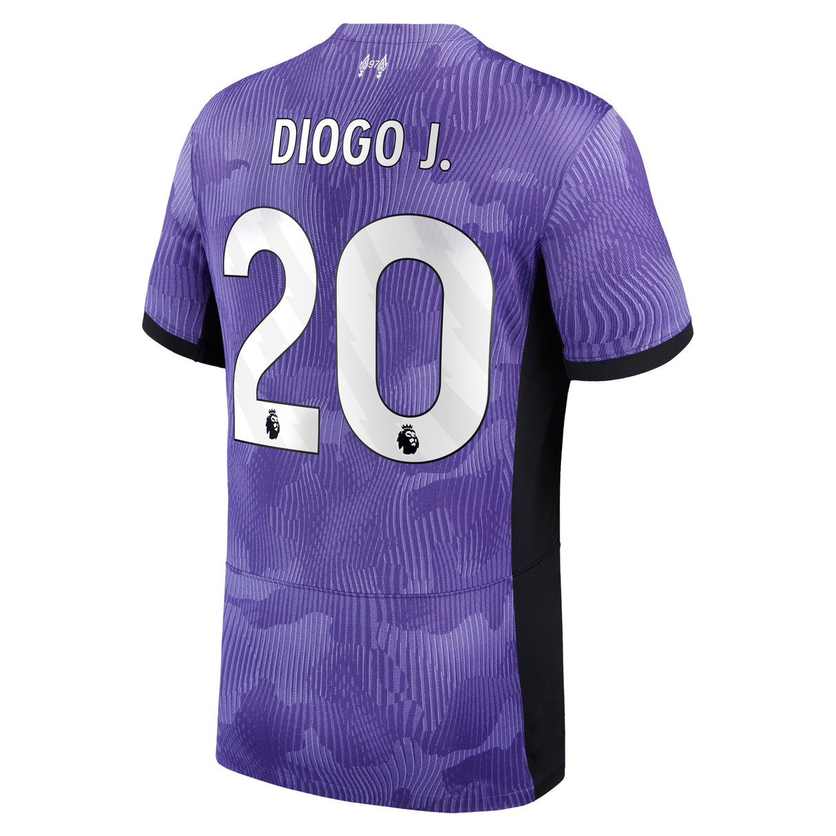 Liverpool Nike Third Stadium Shirt 2023-24 - Kids with Diogo J. 20 printing - Kit Captain