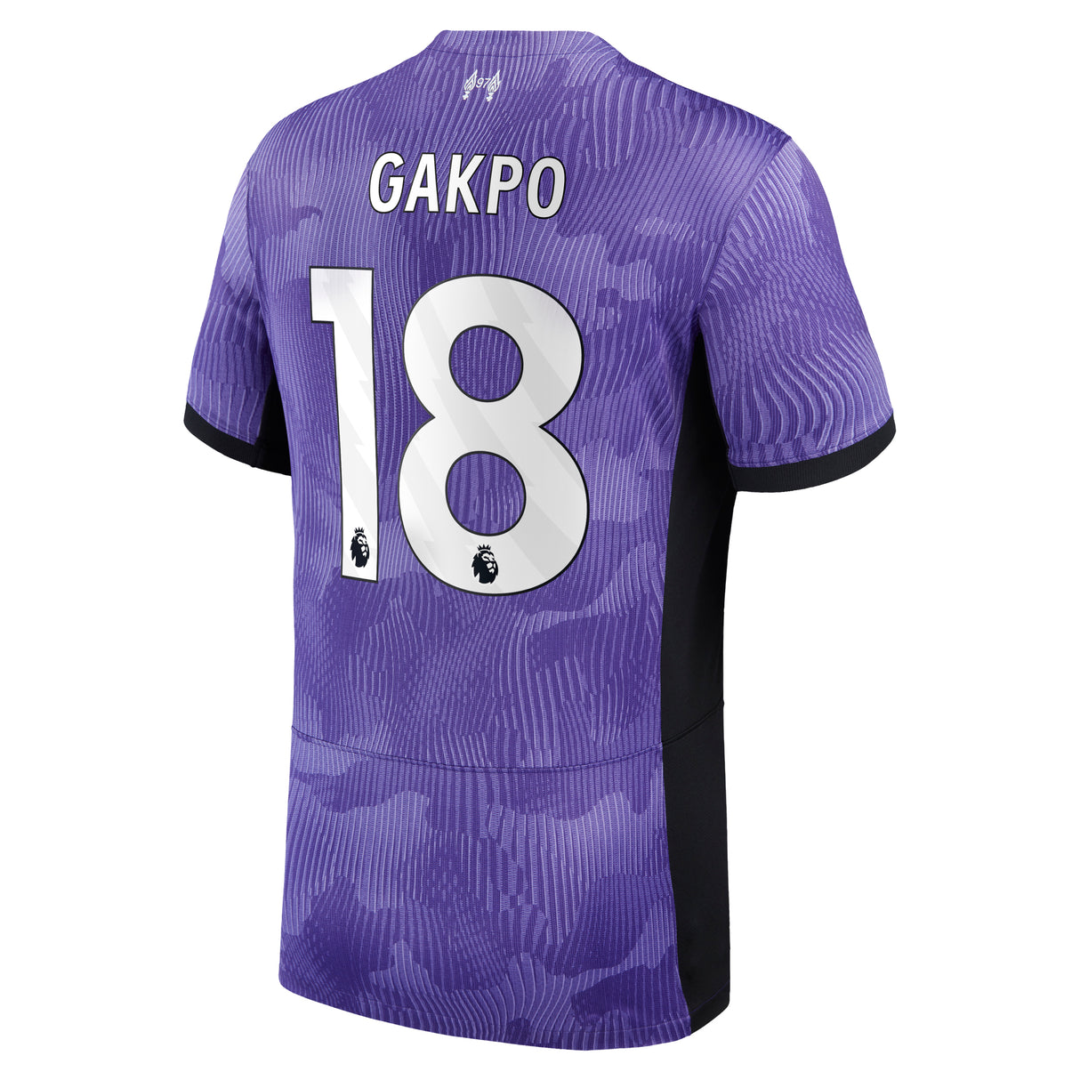 Liverpool Nike Third Stadium Shirt 2023-24 - Kids with Gakpo 18 printing - Kit Captain