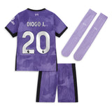 Liverpool Nike Third Stadium Kit 2023-24 - Little Kids with Diogo J. 20 printing - Kit Captain