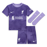 Liverpool Nike Third Stadium Mini Kit 2023-24 - Infant with Virgil 4 printing - Kit Captain