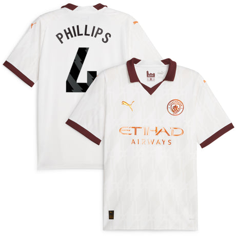 Manchester City Puma Away Shirt 2023-24 with Phillips 4 printing - Kit Captain