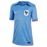 France Women Nike Home Stadium Shirt 2023-24 - Kids - Kit Captain