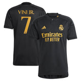 Real Madrid adidas Third Shirt 2023-24 with Vini Jr. 7 printing - Kit Captain