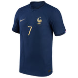 France Home Match Shirt 2022 - Antoine Griezmann 7 - Kit Captain