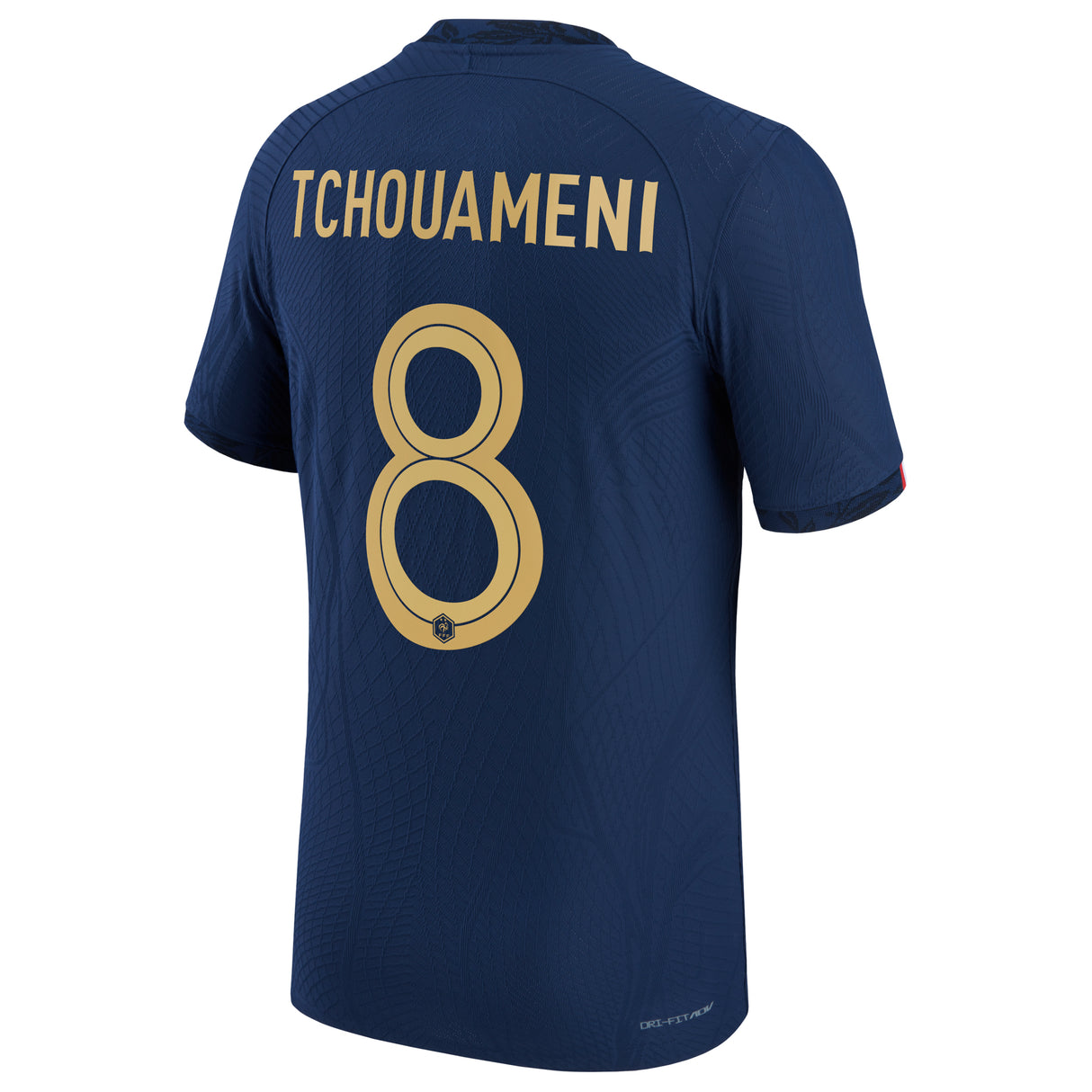 France Home Match Shirt 2022 - Aurélien Tchouameni 8 - Kit Captain