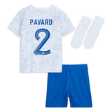 France Away Stadium Kit 2022 - Infants - Benjamin Pavard 2 - Kit Captain