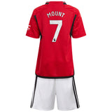 Manchester United EPL adidas Home Minikit 2023-24 - with Mount 7 printing - Kit Captain