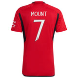 Manchester United Cup Home Shirt 2023-24 with Mount 7 printing - Kit Captain