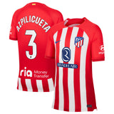 Maglia Nike Home Stadium Atlético de Madrid 2023-24 - Bambino con stampa Azpilicueta 3