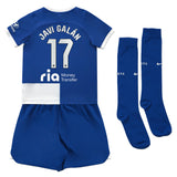 Atlético de Madrid Nike Away Stadium Kit 2023/24 - Little Kids with Javi Galán 17 printing - Kit Captain