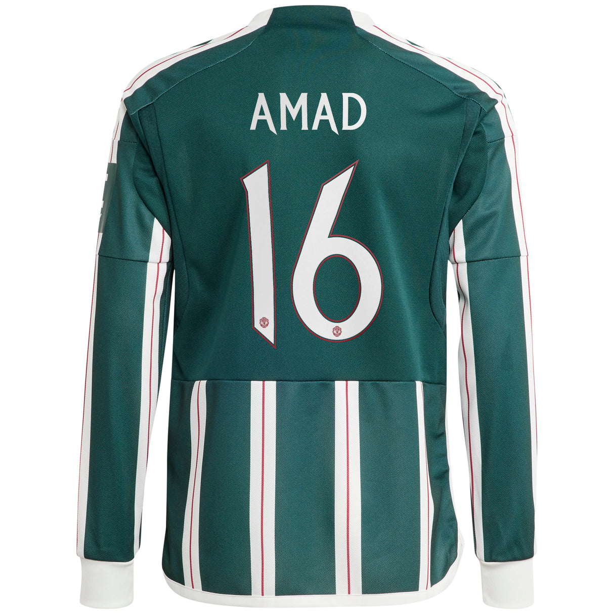 Manchester United Cup Away Shirt 2023-24 - Kids - Long Sleeve with Amad 16 printing - Kit Captain