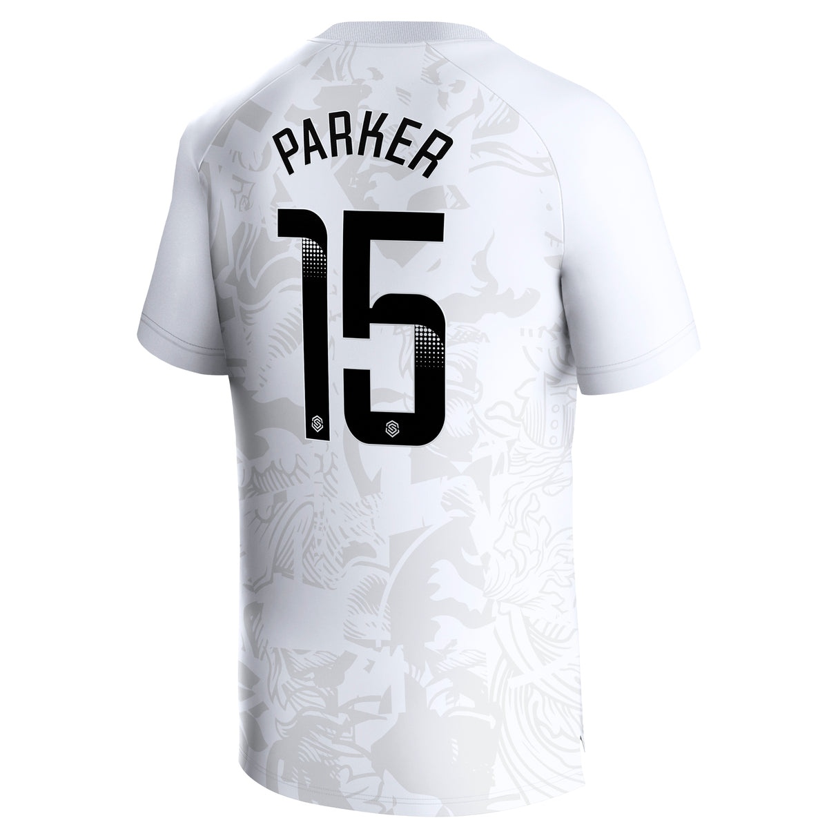 Aston Villa Castore WSL Away Shirt 2023-24 - Kids with Parker 15 printing - Kit Captain