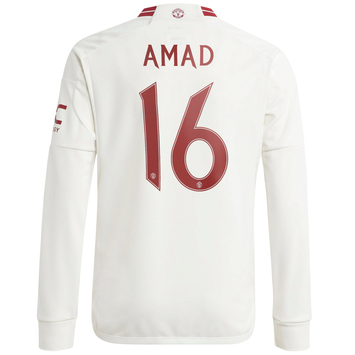 Manchester United Cup Third Shirt 2023-24 - Kids - Long Sleeve with Amad 16 printing - Kit Captain