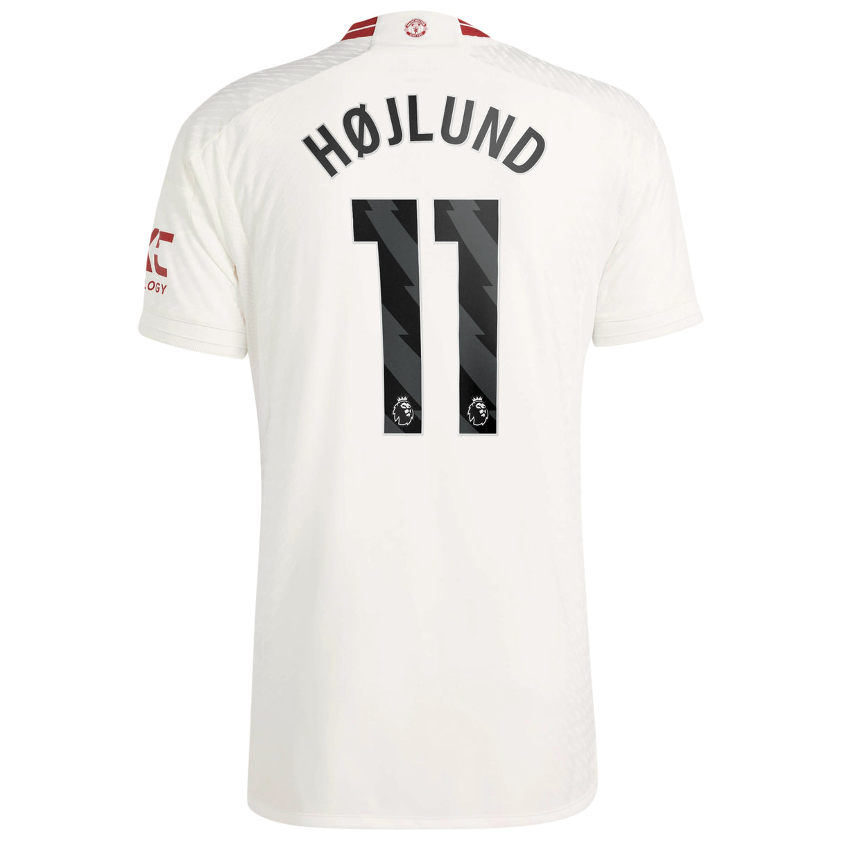 Manchester United EPL Third Authentic Shirt 2023-24 with Højlund 11 printing - Kit Captain