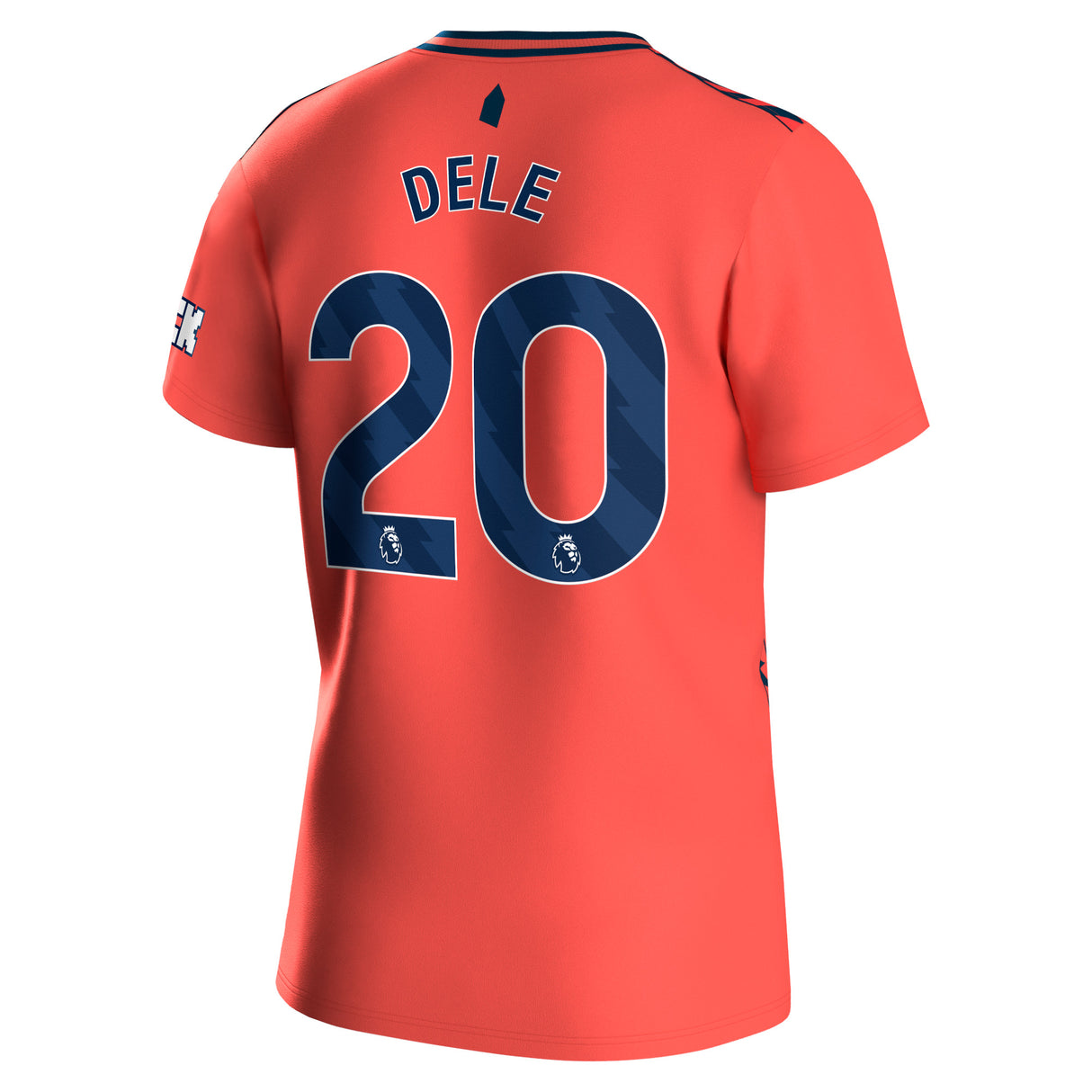 Everton Hummel Away Shirt 2023-24 with Dele 20 printing - Kit Captain