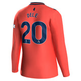 Everton Hummel Away Shirt 2023-24 - Long Sleeve - Kids with Dele 20 printing - Kit Captain