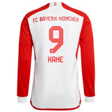 FC Bayern adidas Home Shirt 2023-24 - Kids - Long Sleeve - Harry Kane 9 - Kit Captain