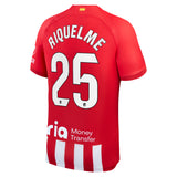 Atlético de Madrid Nike Home Stadium Shirt 2023-24 with Riquelme 25 printing - Kit Captain