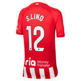 Atlético de Madrid Maglia Nike Home Stadium 2023-24 - Bambino con stampa S.Lino 12