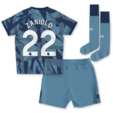 Aston Villa Third Infant Kit 2023-24 with Zaniolo 22 printing - Kit Captain