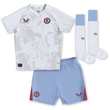 Aston Villa Castore Away Infant Kit 2023-24 with Zaniolo 22 printing - Kit Captain