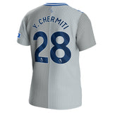 Everton Hummel Third Shirt 2023-24 with - Y.Chermiti 28 printing - Kit Captain