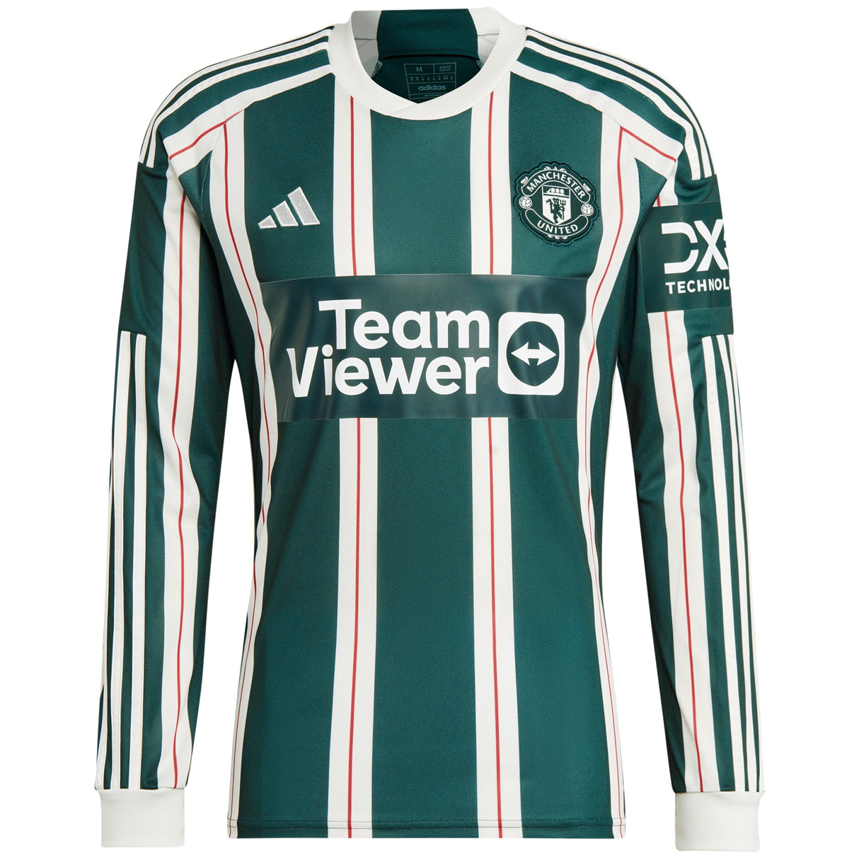 Maglia adidas Away della Coppa del Manchester United 2023-24 - Manica lunga - Con stampa Geyse 23