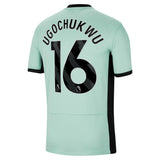 Chelsea Third Stadium Shirt 2023-24 with Ugochukwu 16 printing - Kit Captain