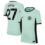 Chelsea Third Stadium Shirt 2023-24 - Kids with Gusto 27 printing - Kit Captain