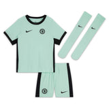 Chelsea Third Stadium Kit 2023-24 - Little Kids with Ugochukwu 16 printing - Kit Captain