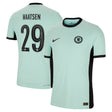 Chelsea Cup Third Vapor Match Shirt 2023-24 with Maatsen 29 printing - Kit Captain