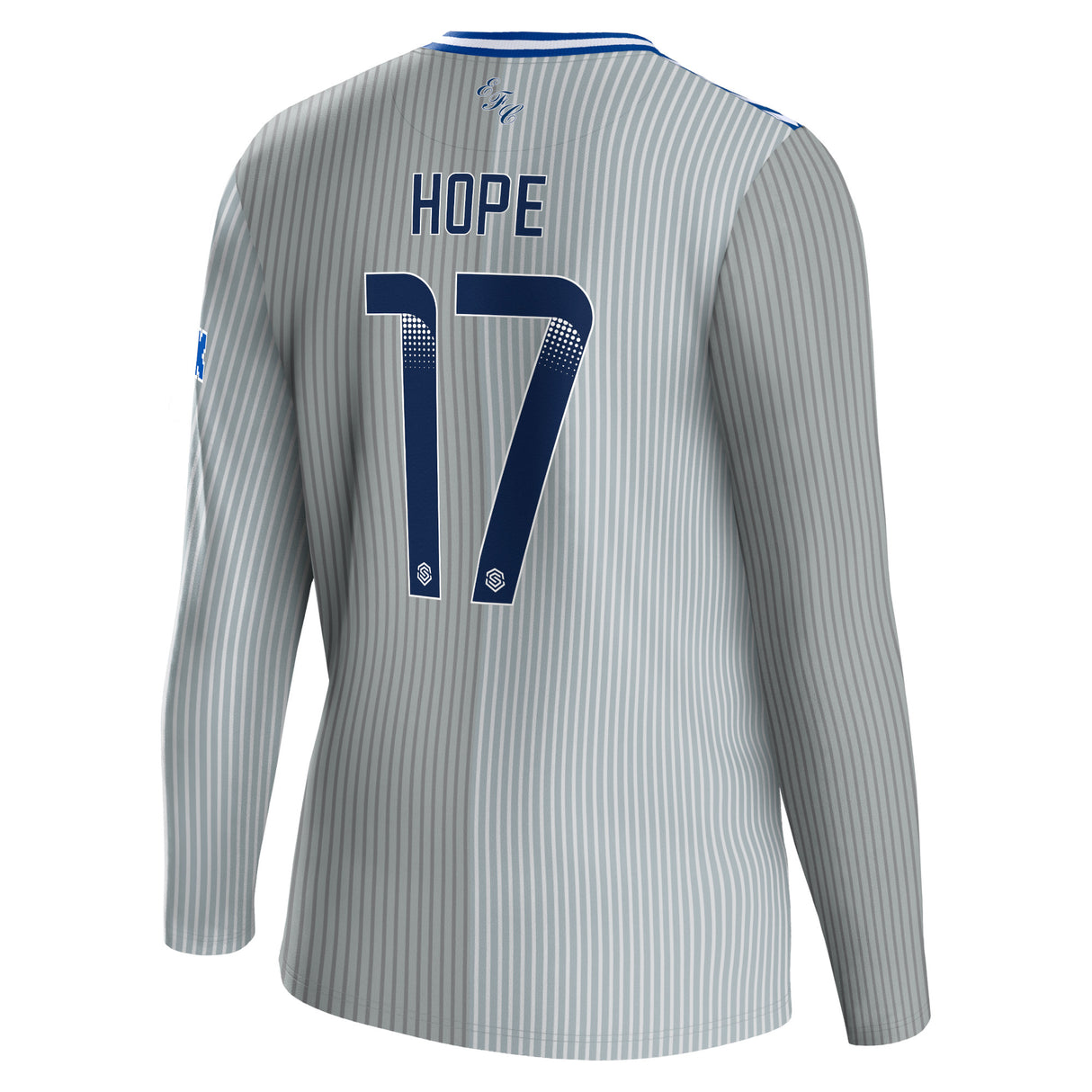 Everton WSL Hummel Third Shirt 2023-24 - Long Sleeve with Hope 17 printing - Kit Captain