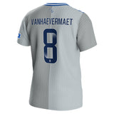 Everton WSL Hummel Third Shirt 2023-24 with Vanhaevermaet 8 printing - Kit Captain